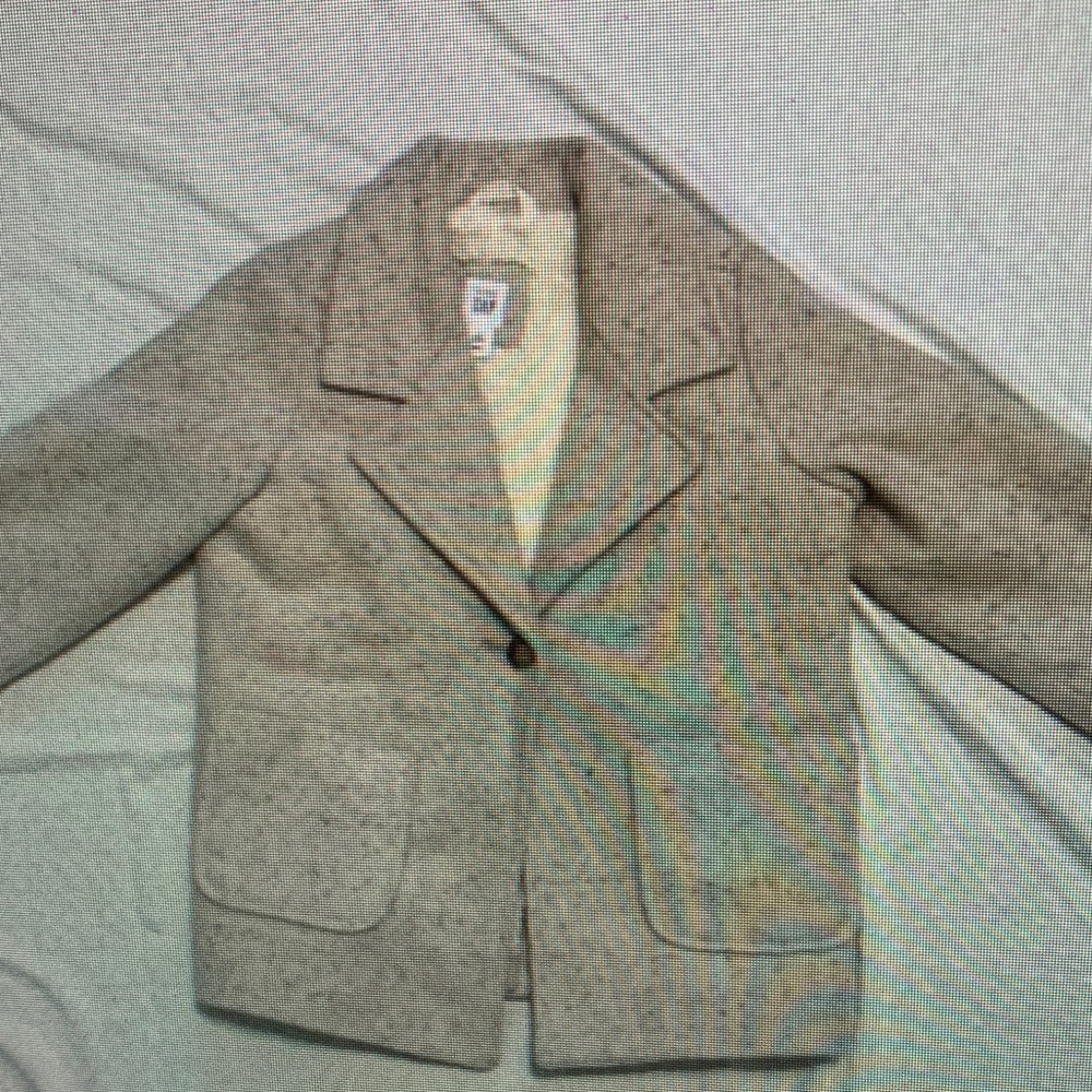 Kids Beige Blazer Coat
